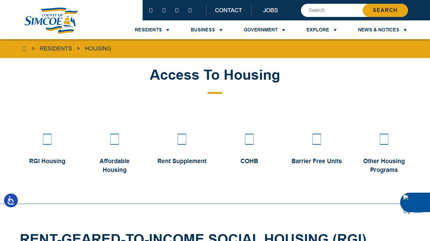 Access to Housing - Simcoe County